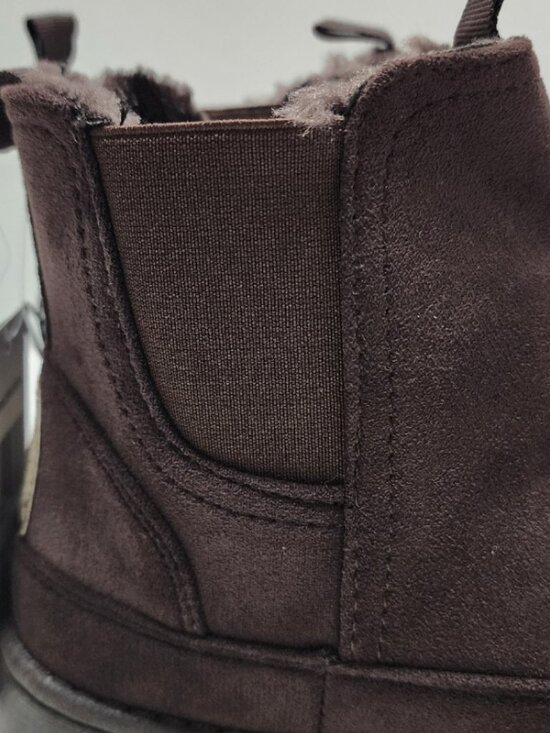 New White Mountain Isleworth Dark Brown Boot - Faux Suede & Fur - Size 12 main image 6